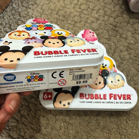 2-pc lot of TSUM TSUM BUBBLE FEVER Card Games NEW - Picture 4 of 7